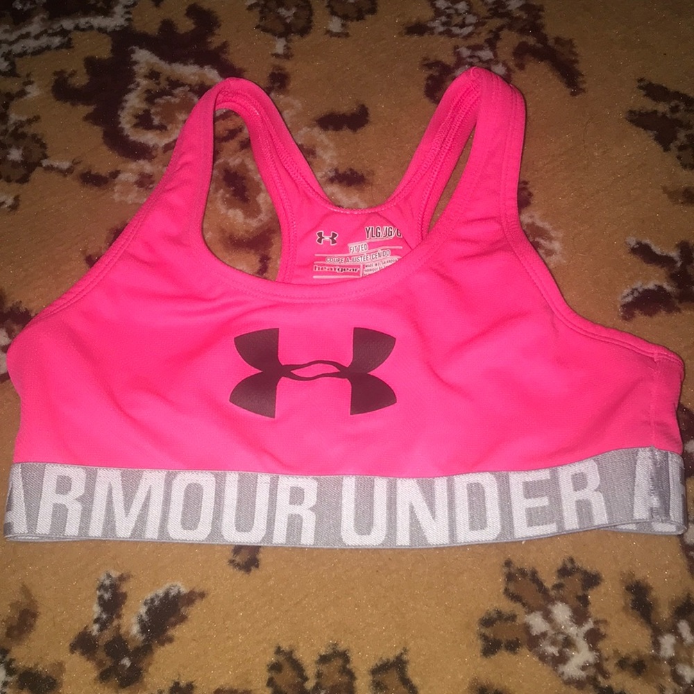 Under armour youth large sports bra